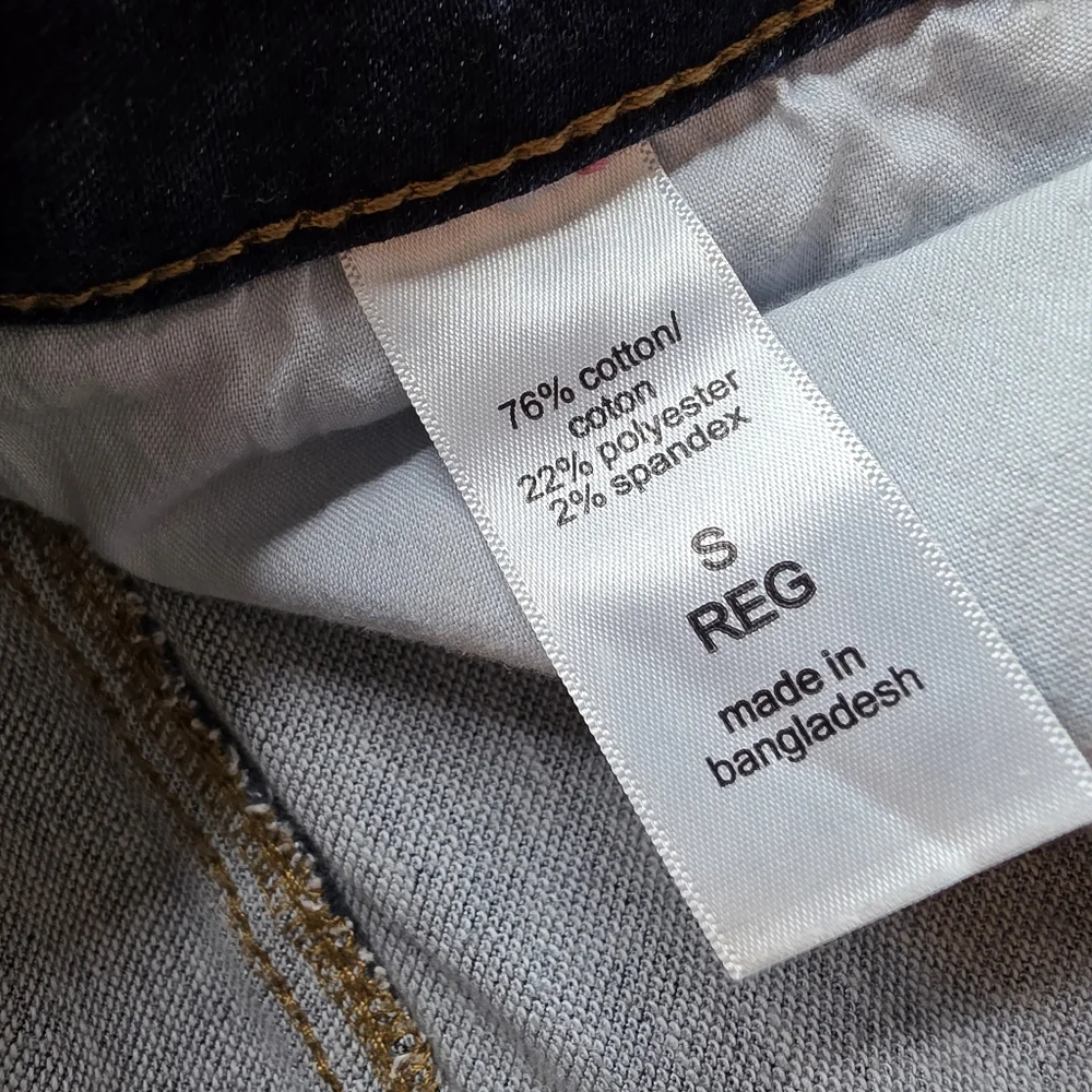 Maurices Sz S Super Soft Plaid Cuff Mid Rise Jeans Skinny Bx-3168